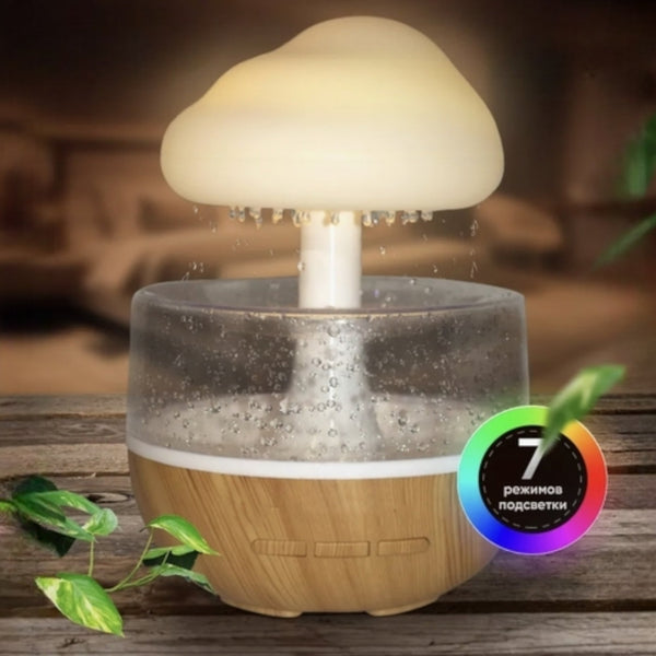 3u1 Ovlaživač Zraka/Lampa Gljiva s Efektom Kiše - Zoro