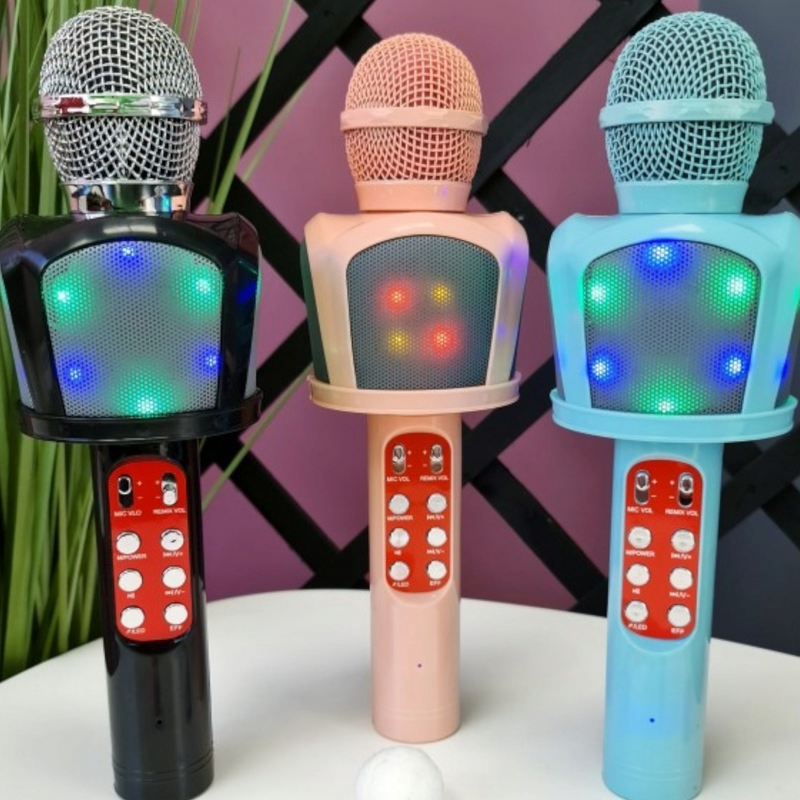 Karaoke Mikrofon s BT Zvučnikom i LED efektima