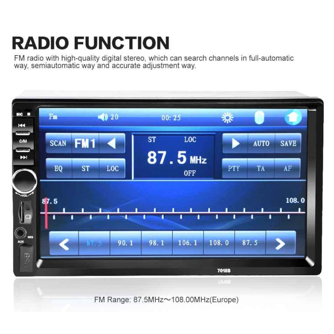 Auto 2 Din Multimedija 7" Touch Screen - Zoro