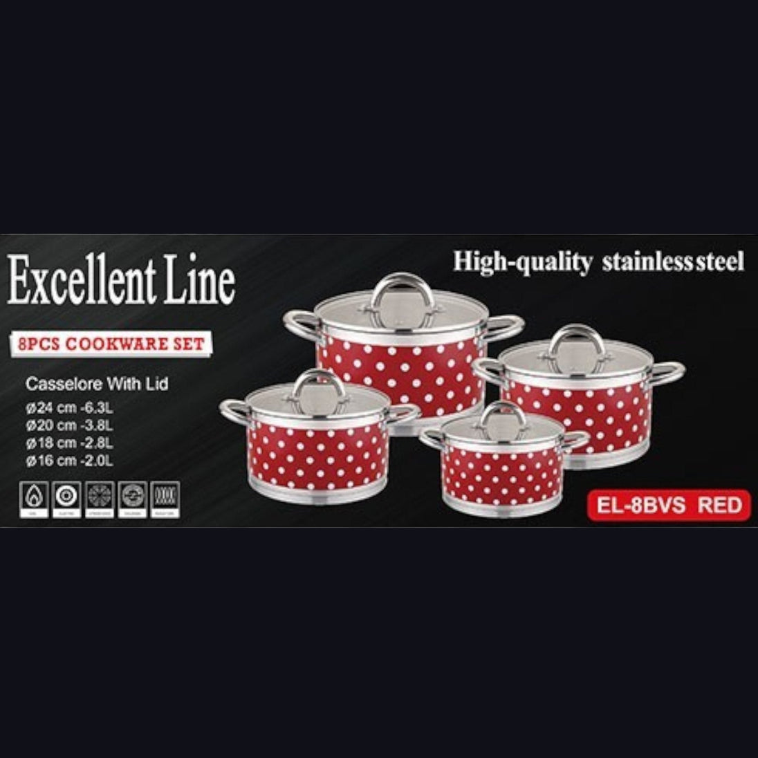 "EXCELLENT LINE" 8 - dijelni set posuđa - Zoro