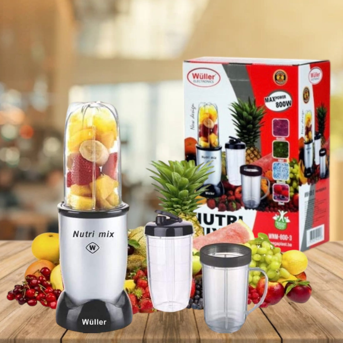 Nutri Mix Blender s 3 posude "Wüller" - Zoro