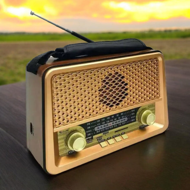 Retro Solarni Bluetooth Radio "RX - BT1008" - Zoro